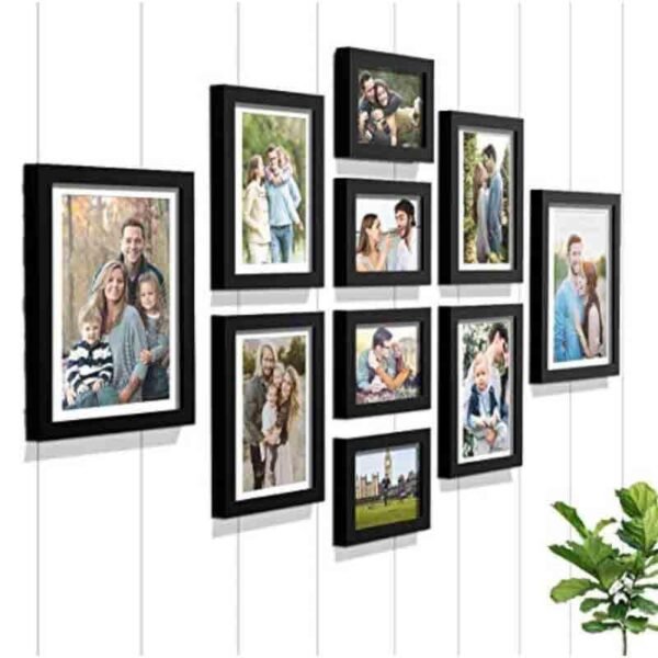 Memories Encased Photo Frame (Black) - Set Of Ten